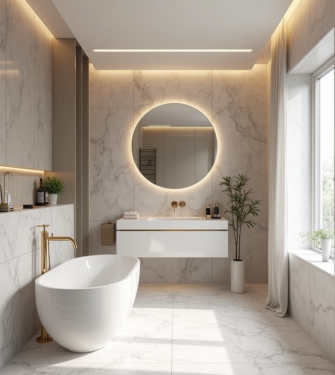 تصميم حمامات مودرن في الإمارات